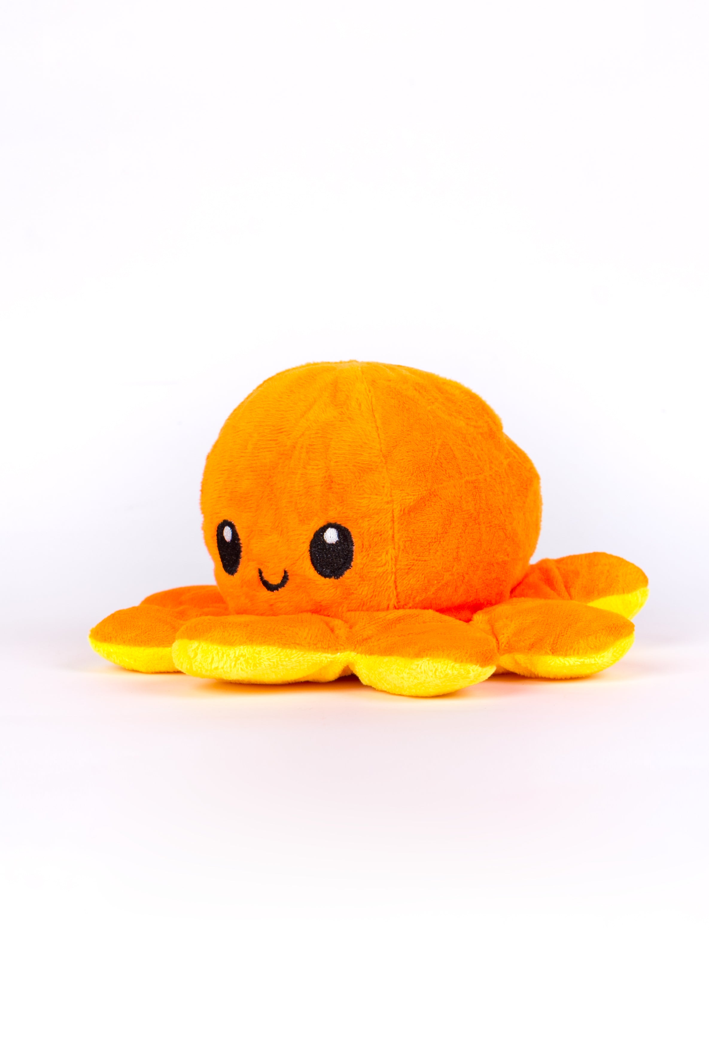 Reversible Mood Octopus Plush Toy | Cute Flip Emotion Stuffed Animal
