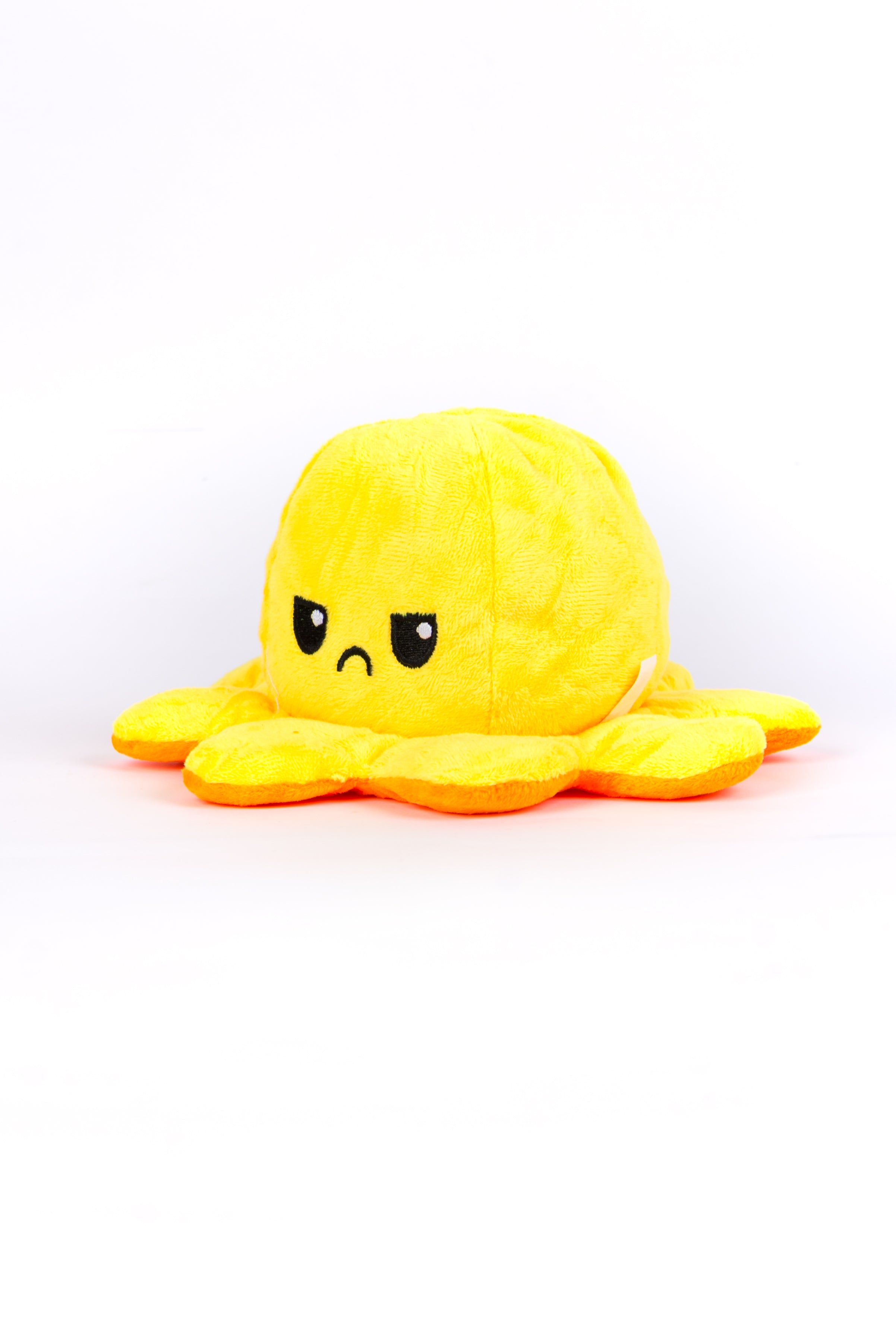 Reversible Mood Octopus Plush Toy | Cute Flip Emotion Stuffed Animal