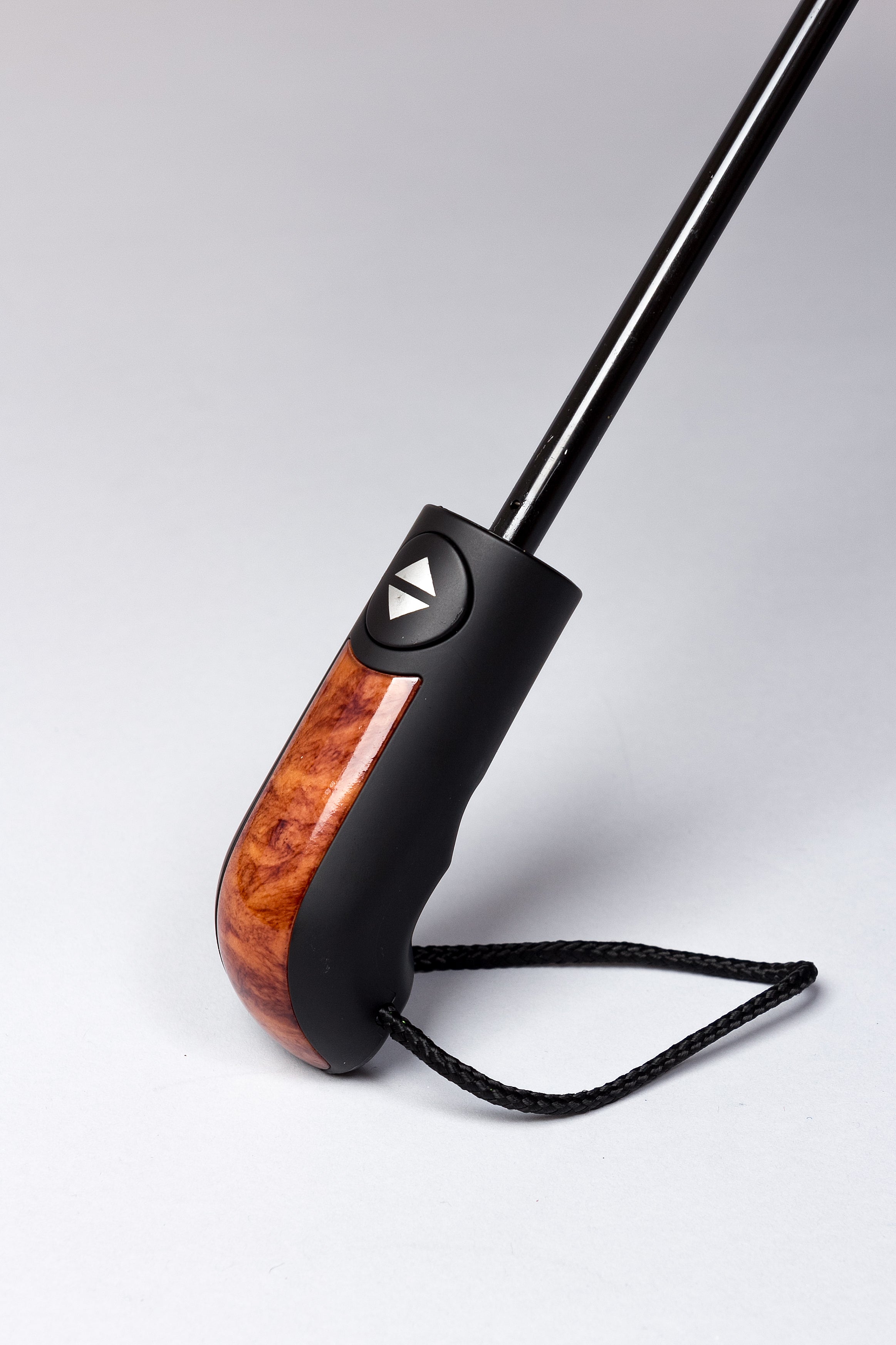 Automatic Folding Umbrella with Wood Handle | Unisex Windproof Umbrella